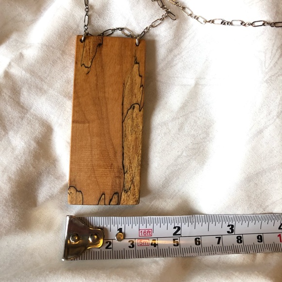 Handmade Wood Necklace - Picture 7 of 7